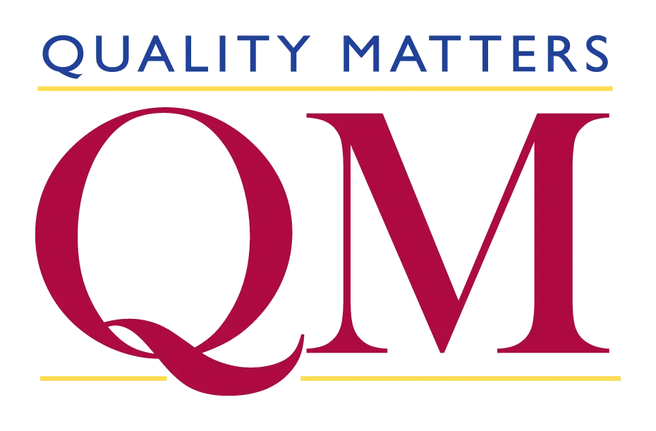 Large Q and M in red text for Quality Matters