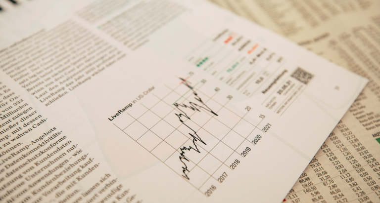 Example of a newsletter containing a graph
