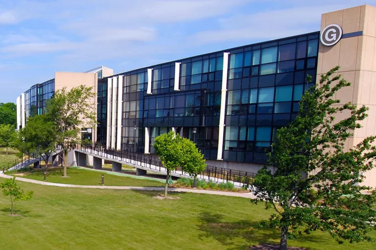 Front of G building of Governors State University