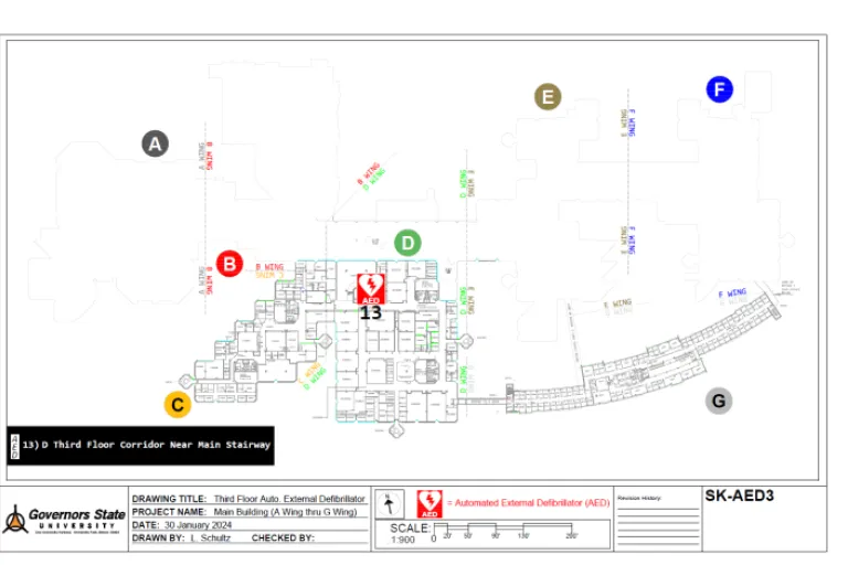 Main Campus 3rd Floor AED