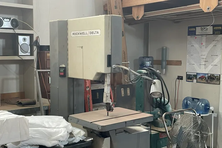 Rockwell band saw in FDM Shop