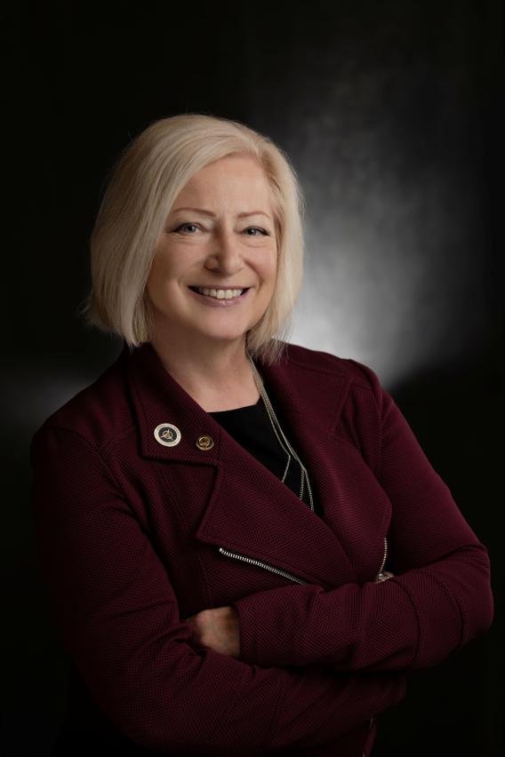 Portrait of associate director of benefits and employee engagement
