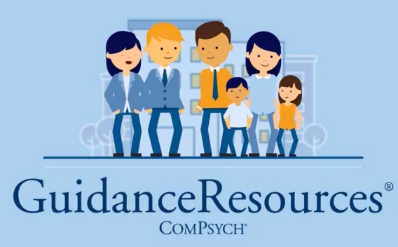 Image of people standing, representing the guidance resources by compsych