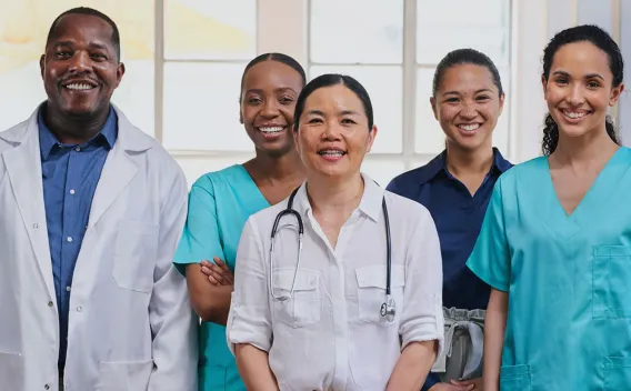 Group of healthcare professionals