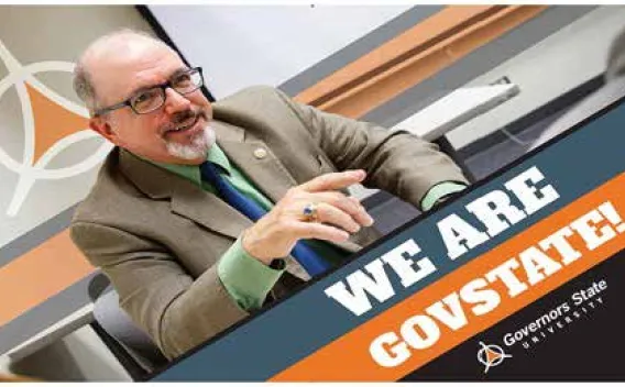 We Are GovState Professor Postcard