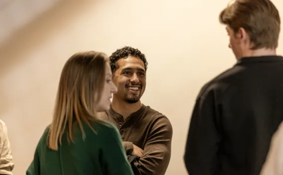 Group of people talking