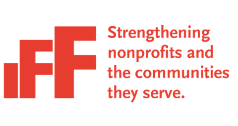 Logo for IFF in Red Bold text. Text Reads: IFF Strengthening nonprofits and the communities they serve